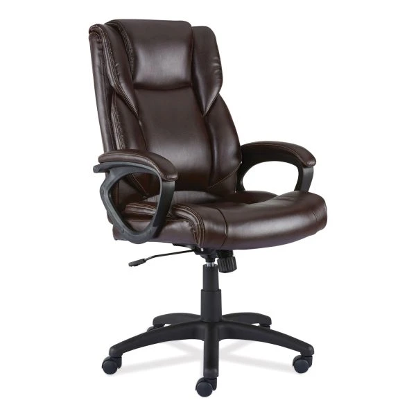 Alera Brosna Series Mid-Back Task Chair, Supports Up To 250 Lb, 18.15" To 21.77" Seat Height, Brown Seat/Back, Brown Base 1 Alera Brosna Series Mid-Back Task Chair, Supports Up To 250 Lb, 18.15" To 21.77" Seat Height, Brown Seat/Back, Brown Base