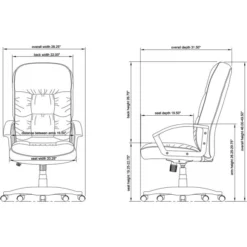 Lorell Tufted Leather Executive High-Back Chair -office furniture sale 728ca5120c3fadafcb3638bdaeac1c4761