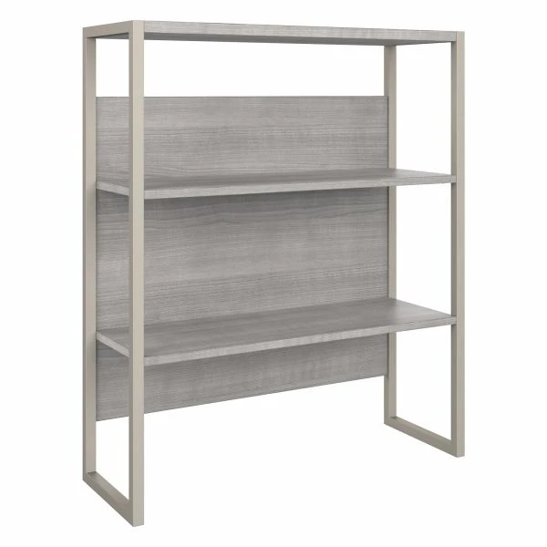 Bush Business Furniture Hybrid 36W Bookcase Hutch In Platinum Gray 1 Bush Business Furniture Hybrid 36W Bookcase Hutch In Platinum Gray