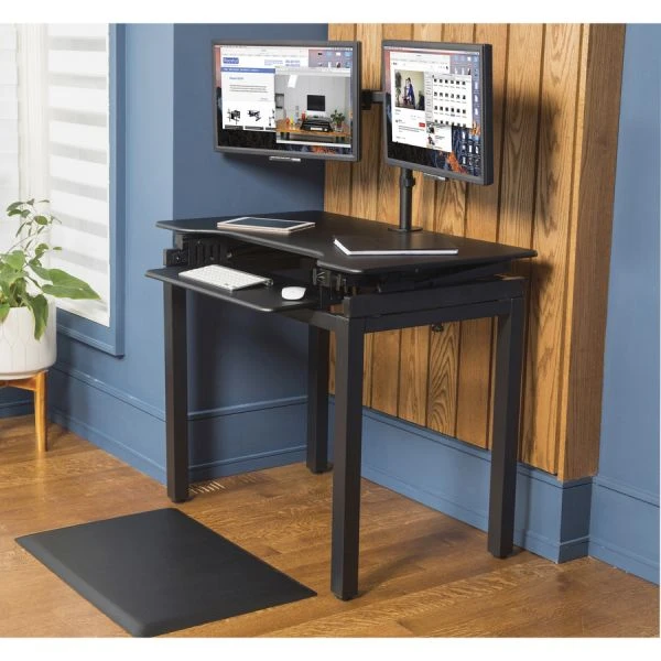 Lorell Adjustable Desk Riser Floor Stand 2 Lorell Adjustable Desk Riser Floor Stand - Image 2