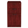 Alera Valencia Series Full Pedestal File, Left/Right, 3-Drawers: Box/Box/File, Legal/Letter, Mahogany, 15.63" X 20.5" X 28.5"