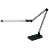 Architect Desk Lamp, Adjustable, 21-1/2"H, Black/Silver