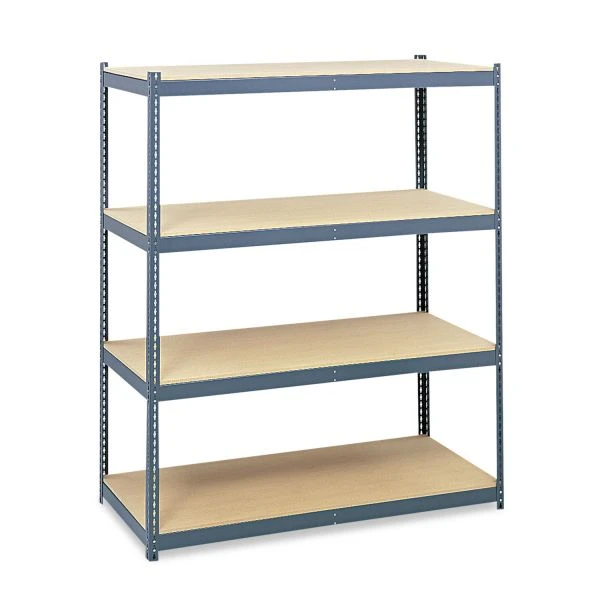 Safco Steel Pack Archival Shelving, 69w X 33d X 84h, Gray 1 Safco Steel Pack Archival Shelving, 69w X 33d X 84h, Gray