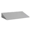 Safco Triple Sloped Metal Locker Hood Addition, 36w X 18d X 6h, Gray, Ships In 1-3 Business Days