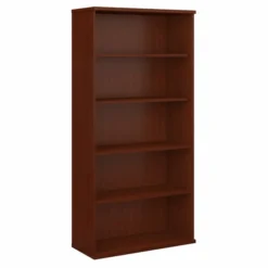 Bush Business Furniture Series C: Mahogany 36W 5-Shelf Bookcase