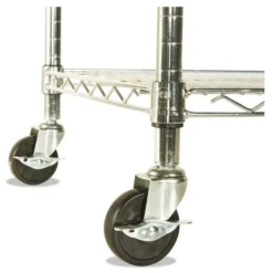 Alera NSF Certified 4-Shelf Wire Shelving Kit With Casters, 48w X 18d X 72h, Silver 13 Alera NSF Certified 4-Shelf Wire Shelving Kit With Casters, 48w X 18d X 72h, Silver -office furniture sale 7590a362fbaa7a3a260ef276510b638b1b