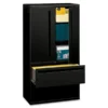 HON 700 Series Lateral File W/Storage Cabinet, , Letter/Legal, 36w X 18d, Black