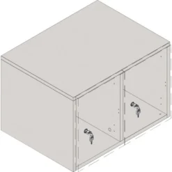 Lorell White Double Cubby Storage Base Adder Unit -office furniture sale 75bdb1b88ecf0e7d08e58adb2d6a5ddf91