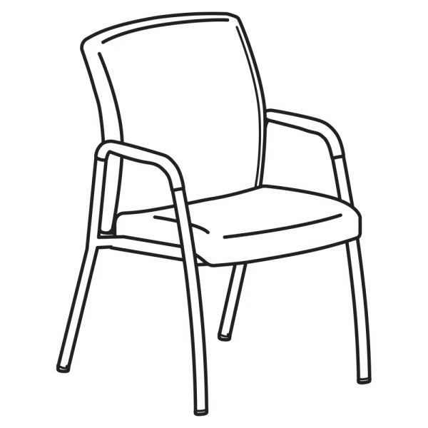 HON Ignition 4-Leg Guest Chair 2 HON Ignition 4-Leg Guest Chair - Image 2