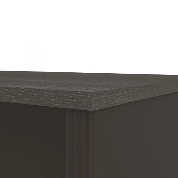 Bestar Prestige + Credenza In Bark Gray & Slate 3 Bestar Prestige + Credenza In Bark Gray & Slate - Image 3
