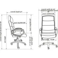 SOHO High-back Leather Executive Chair 7 SOHO High-back Leather Executive Chair -office furniture sale 763c222e45d25eb4692c3b69d51e04b223