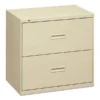 HON 400 Series Two-Drawer Lateral File, Letter/Legal/A4, 30w X 18d X 28h, Putty