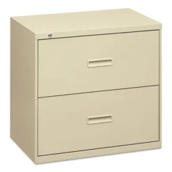 HON 400 Series Two-Drawer Lateral File, Letter/Legal/A4, 30w X 18d X 28h, Putty