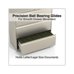 Alera Lateral File, 3 Legal/Letter/A4/A5-Size File Drawers, Putty, 36" X 18.63" X 40.25" -office furniture sale 7664e68a2a078cef9fff7e94d3f92c6c1e