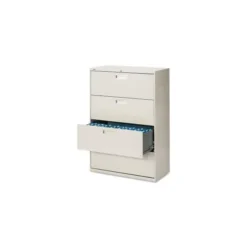 HON 600 Series Four-Drawer Lateral File, Letter/Legal/A4, 36w X 18d, Light Gray 7 HON 600 Series Four-Drawer Lateral File, Letter/Legal/A4, 36w X 18d, Light Gray -office furniture sale 76c8eaa6e70a444c310f06d6acc6d263a1
