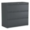 Alera Lateral File, 3 Legal/Letter/A4/A5-Size File Drawers, Charcoal, 42" X 18.63" X 40.25"