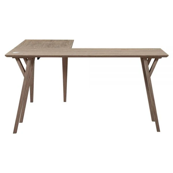 Trezza 62"W L-Shaped Desk, Light Oak 7 Trezza 62"W L-Shaped Desk, Light Oak - Image 7