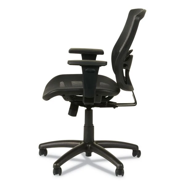 Alera Etros Series Suspension Mesh Mid-Back Synchro Tilt Chair, Supports Up To 275 Lb, 15.74" To 19.68" Seat Height, Black 2 Alera Etros Series Suspension Mesh Mid-Back Synchro Tilt Chair, Supports Up To 275 Lb, 15.74" To 19.68" Seat Height, Black - Image 2