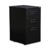Alera File Pedestal, Left Or Right, 3-Drawers: Box/Box/File, Legal/Letter, Black, 14.96" X 19.29" X 27.75"