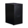 Alera File Pedestal, Left Or Right, 2 Legal/Letter-Size File Drawers, Black, 14.96" X 19.29" X 27.75"