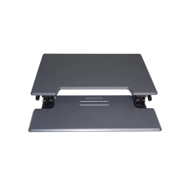 Victor High Rise Height Adjustable Standing Desk With Keyboard Tray, Black, 31" Wide 5 Victor High Rise Height Adjustable Standing Desk With Keyboard Tray, Black, 31" Wide - Image 5