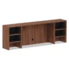 Alera Valencia Series Organizer Hutch, 70.63w X 11.75d X 23.63h, Modern Walnut