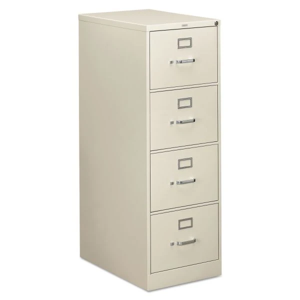 HON 310 Series 4-Drawer Vertical Metal File Cabinet, Legal, 52" Height, Full-Suspension, Light Gray 1 HON 310 Series 4-Drawer Vertical Metal File Cabinet, Legal, 52" Height, Full-Suspension, Light Gray