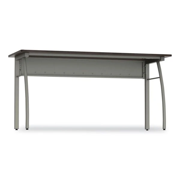 Linea Italia Trento Line Rectangular Desk, 59.13" X 23.63" X 29.5", Mocha 6 Linea Italia Trento Line Rectangular Desk, 59.13" X 23.63" X 29.5", Mocha - Image 6