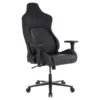 RS Gaming Vertex Faux Leather High-Back Gaming Chair, Black, BIFMA Certified