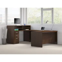 Bush Business Furniture Series C 72W Bow Front Desk Shell In Mocha Cherry -office furniture sale 79db3bb1e2f2f06a65e4297762d02a47c9 1