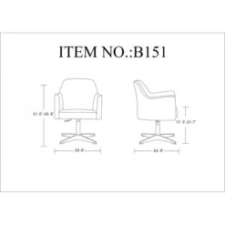 Pelo Adjustable Height Swivel Accent Chair In Orange And Polished Chrome (Set Of 2) 6 Pelo Adjustable Height Swivel Accent Chair In Orange And Polished Chrome (Set Of 2) -office furniture sale 79f1c8110635d196339525b3ada19ae0ce 1