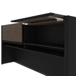 Bestar Connexion Hutch For Credenza In Antigua & Black -office furniture sale 7a068c983041cc83f0a66b1d0f68618258