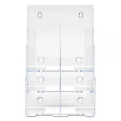 Deflecto 6-Compartment DocuHolder, Leaflet Size, 9.63w X 6.25d X 12.63h, Clear 17 Deflecto 6-Compartment DocuHolder, Leaflet Size, 9.63w X 6.25d X 12.63h, Clear -office furniture sale 7a4125275086fe99d00820d53d732efa58