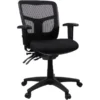 Lorell Managerial Swivel Mesh Mid-Back Office Chair