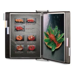 Djois By Tarifold Wall Unit Reference Starter Set, 10 Antimicrobial/Wire-Reinforced Pockets -office furniture sale 7a8f2252834a2155c0a9f46e88d324944f