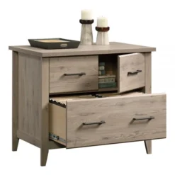 Sauder Summit Station 34"W Lateral 1-Drawer File Cabinet, Laurel Oak -office furniture sale 7abf11e59185b92967d0d285d6b63f4168