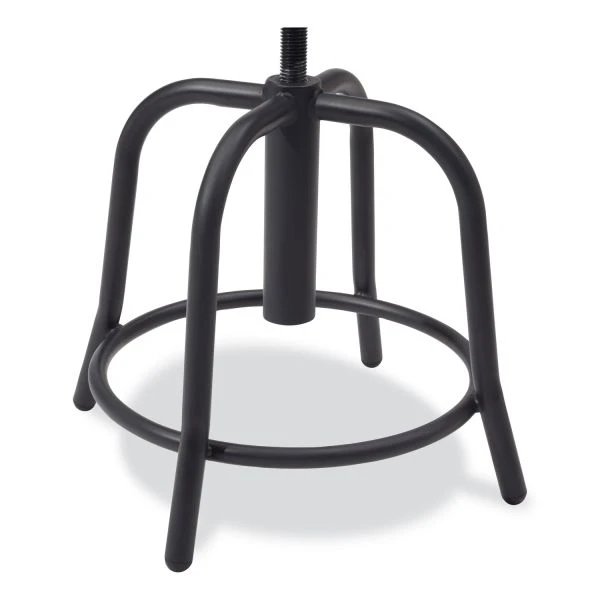 NPS 6800 Series Height Adj Metal Seat Stool, Supports 300 Lb, 18"-24" Seat Ht, Burgundy Seat, Black Base, Ships In 1-3 Bus Days 2 NPS 6800 Series Height Adj Metal Seat Stool, Supports 300 Lb, 18"-24" Seat Ht, Burgundy Seat, Black Base, Ships In 1-3 Bus Days - Image 2