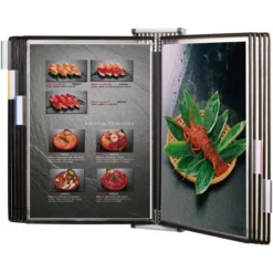 Djois By Tarifold Wall Unit Reference Starter Set, 10 Antimicrobial/Wire-Reinforced Pockets -office furniture sale 7b5aef7d490ece45eda57973dc80b3ad58