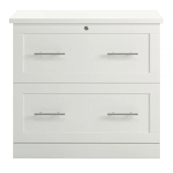 2-Drawer 30"W Lateral File Cabinet, White 6 2-Drawer 30"W Lateral File Cabinet, White - Image 6