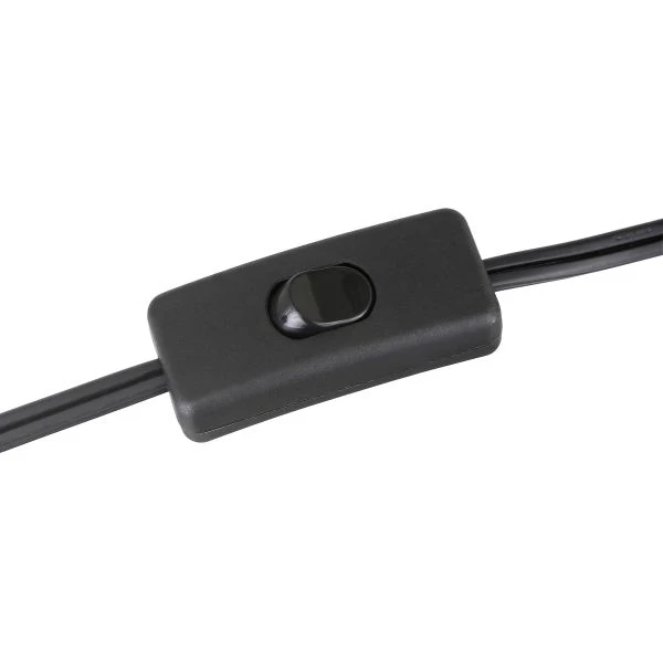 Reyna 13.5" Tall Mini Lamp With Fabric Shade In Concrete/White 2 Reyna 13.5" Tall Mini Lamp With Fabric Shade In Concrete/White - Image 2