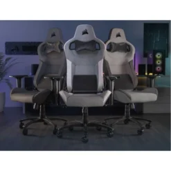 Corsair T3 RUSH Fabric Gaming Chair (2023) - Grey/White -office furniture sale 7d2d615cf27c4768abd9104fb321e9e734