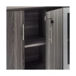 Safco Mayline Medina Series Low Wall Cabinet Doors, 72w X 20d X 29 1/2h, Gray Steel, Box2 -office furniture sale 7d411b3c24af8de57d3fff3616198da97e