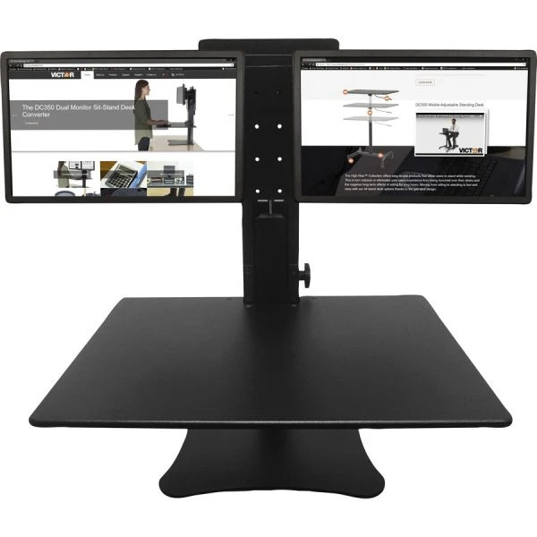 Victor DC350 Dual Monitor Sit-Stand Desk Converter 6 Victor DC350 Dual Monitor Sit-Stand Desk Converter - Image 6