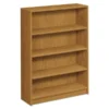 HON 1870 Series Bookcase, Four-Shelf, 36w X 11.5d X 48.75h, Harvest