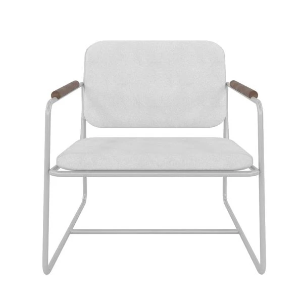 Whythe Low Accent Chair 2.0 In White 4 Whythe Low Accent Chair 2.0 In White - Image 4