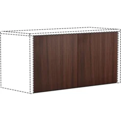 Lorell Essentials Espresso Wall Hutch Wood Door -office furniture sale 7f1b5d008fe20459feeab2605a2d158439