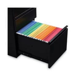 Alera File Pedestal With Full-Length Pull, Left Or Right, 3-Drawers: Box/Box/File, Legal/Letter, Black, 14.96" X 19.29" X 27.75" -office furniture sale 7f423aa34bb376902f78531d14518387b0