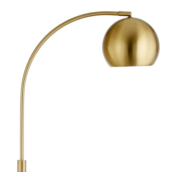 Olivia Arc Floor Lamp In Brass/Blackened Bronze/Brass 7 Olivia Arc Floor Lamp In Brass/Blackened Bronze/Brass - Image 7