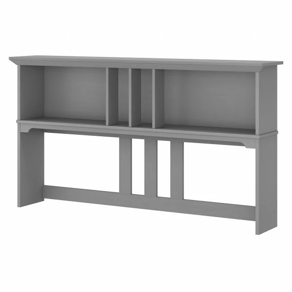 Bush Furniture Salinas 60W Hutch For L Shaped Desk In Cape Cod Gray 1 Bush Furniture Salinas 60W Hutch For L Shaped Desk In Cape Cod Gray