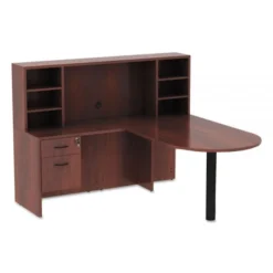 Alera Valencia Series D-Top Desk, 71" X 35.5" X 29.63", Medium Cherry 9 Alera Valencia Series D-Top Desk, 71" X 35.5" X 29.63", Medium Cherry -office furniture sale 7fb7f0d513a94a7351887081124e7bae90